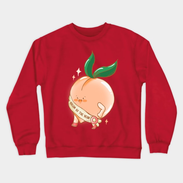 Peach Crewneck Sweatshirt by ThaisMelo